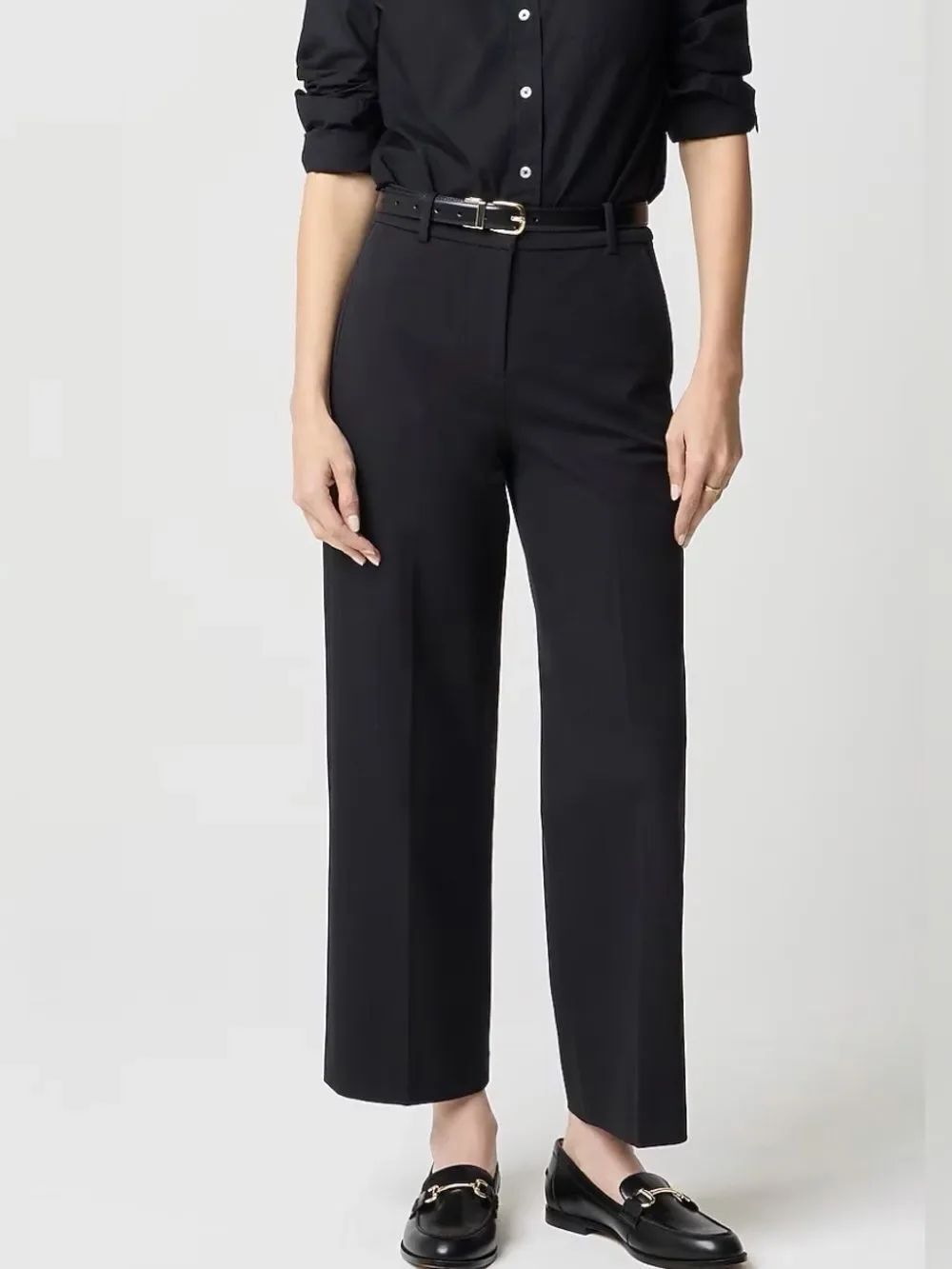 J.Crew Petite Remy wide-leg cropped pant NWT Size P10